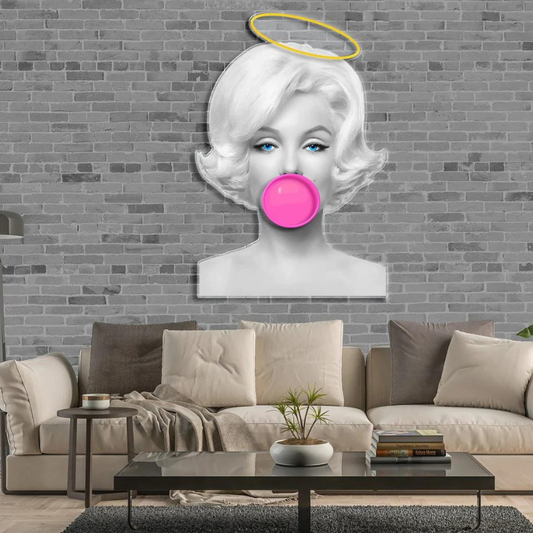 "MONROE" - letreiro de néon LED