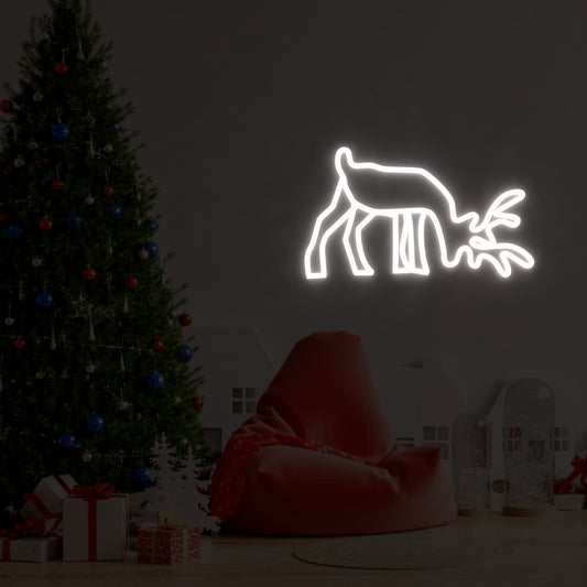 "Christmas Reindeer" - LED Neon Sign