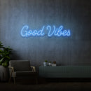 'GOOD VIBES' - signe en néon LED