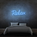 'RELAX' - letreiro de néon LED