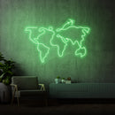 'PLANISFERA' de Margot - Letrero de neón LED