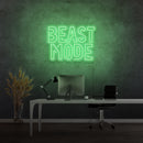 'MODO BESTIA' - Letrero de neón LED