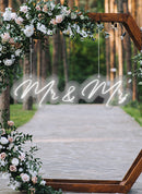 "Mr & Mrs" - letrero de neón LED