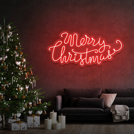 "Merry Christmas" - LED Neon Sign