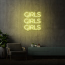 'MENINAS' - letreiro de néon LED