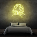 'EARTH' de Margot - Letrero de neón LED