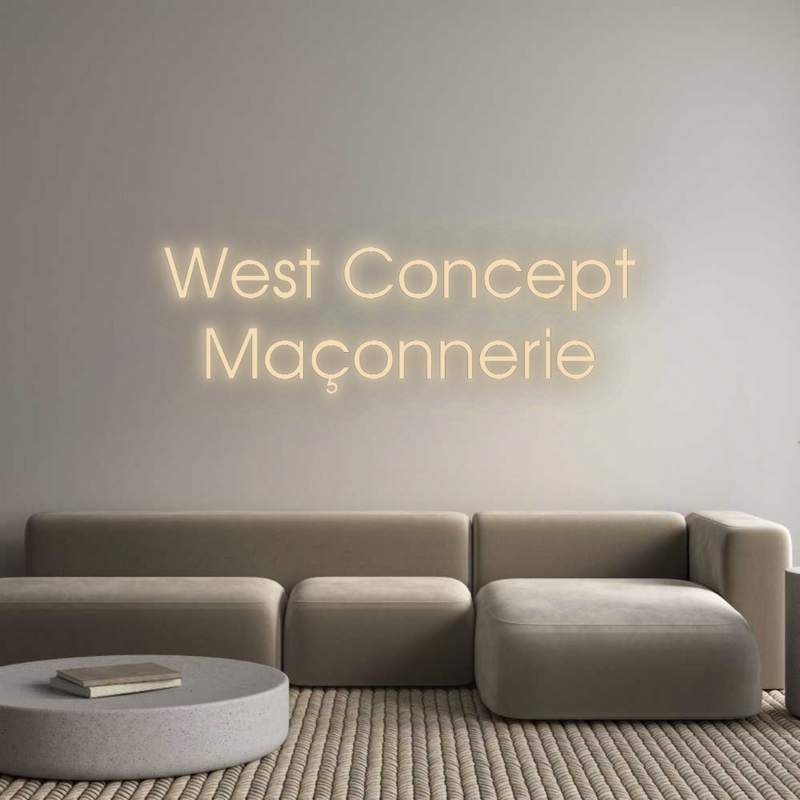 Neon personnalisé new West Concept
...