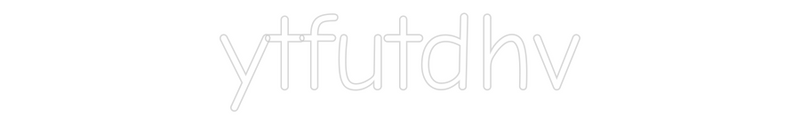 Neon personalized new ytfutdhv
