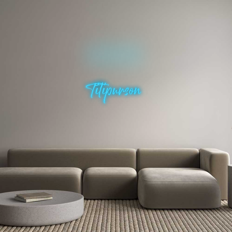 Neon personnalisé new Titipurson