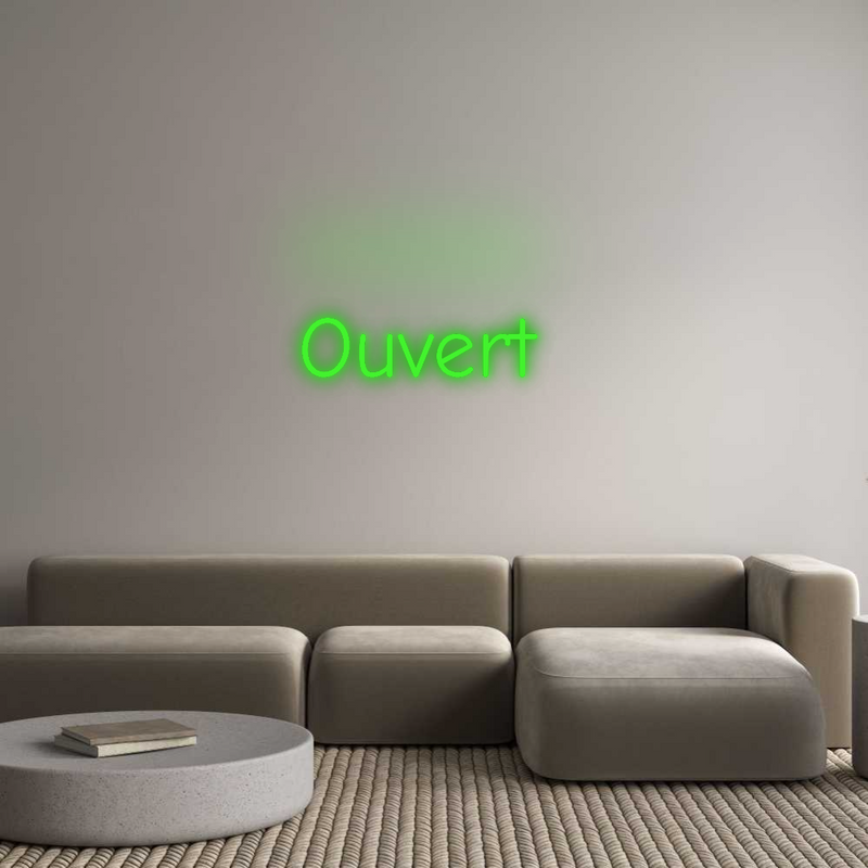 Neon personnalisé new Ouvert