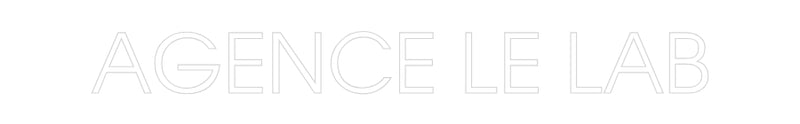 Personalized neon new AGENCE LE LAB
