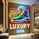 'Shoe Elegance' - letreiro de néon LED