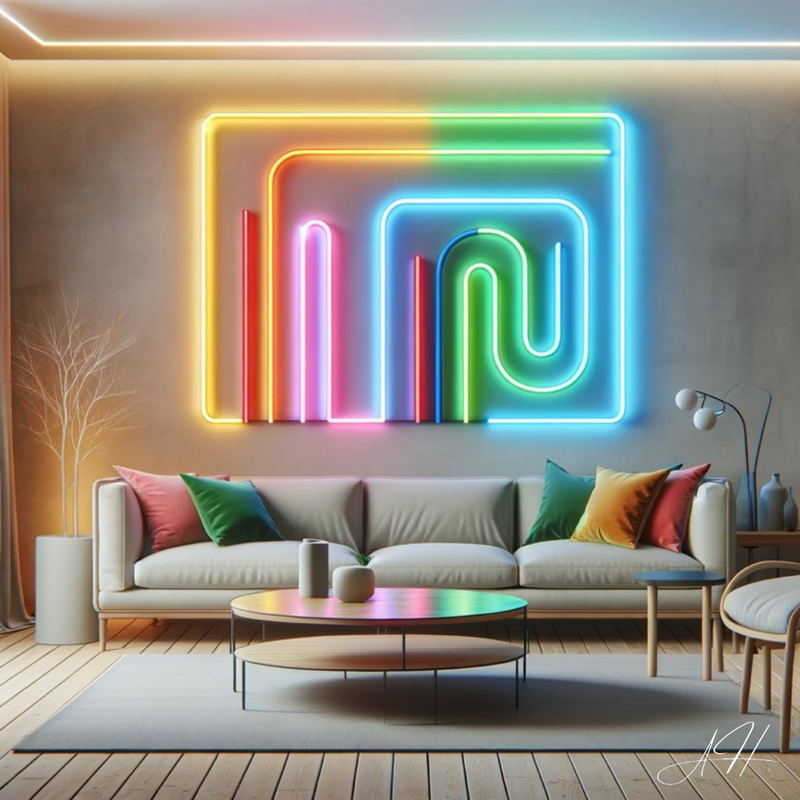 'Timeless Vintage Neon' - Insegna al neon a LED