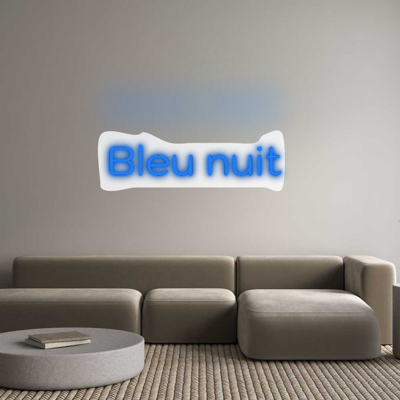 Personalized neon new Midnight blue