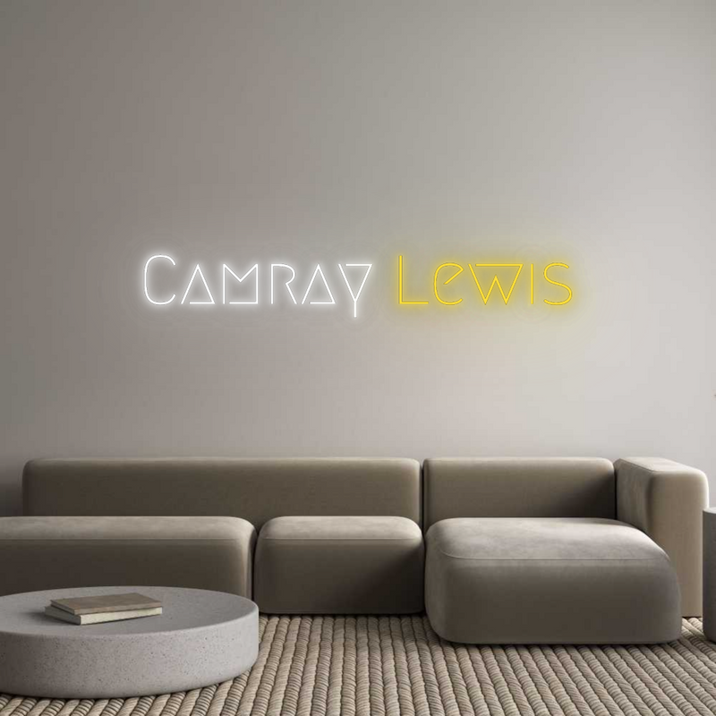 Custom neon new Camray Lewis