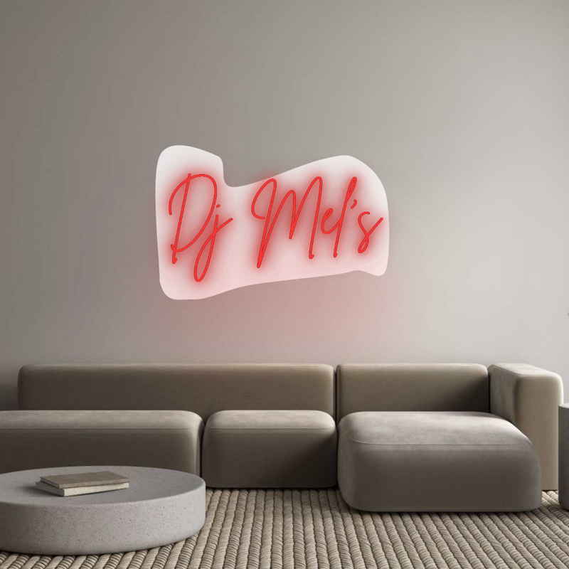 Personalized neon new Dj Mel's