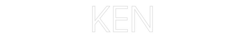 Neon personnalisé new KEN