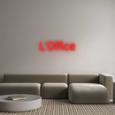 Personalized neon new The Office