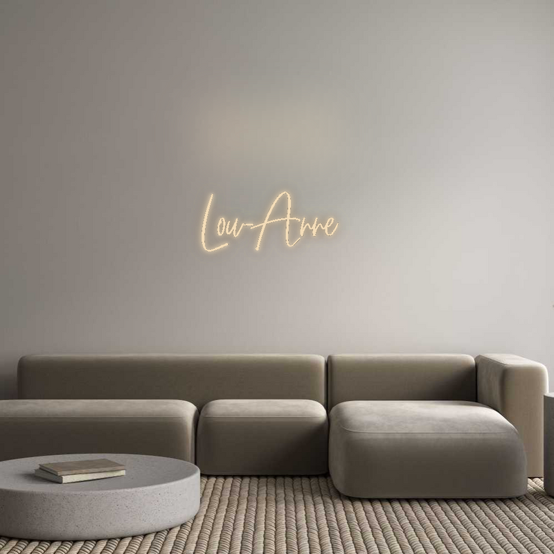 Neon personnalisé new Lou-Anne