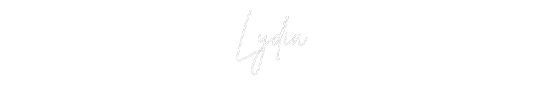 Neon personnalisé new Lydia