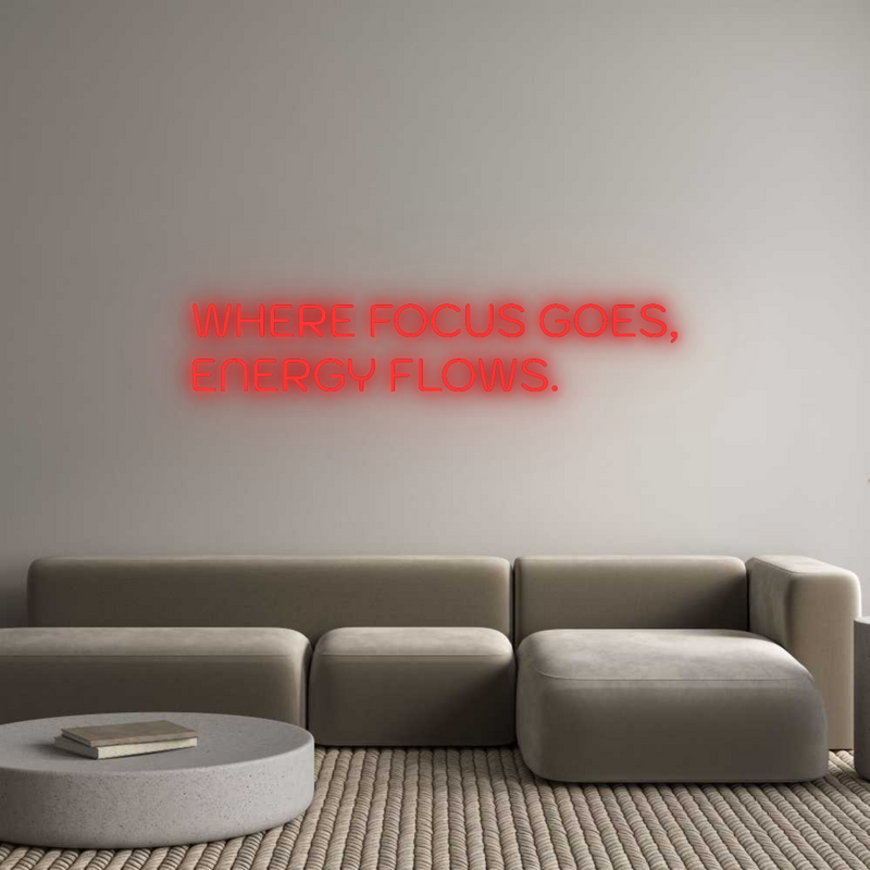 Neon personnalisé new WHERE FOCUS G...