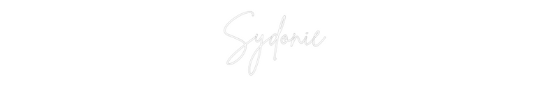Neon personnalisé new Sydonie