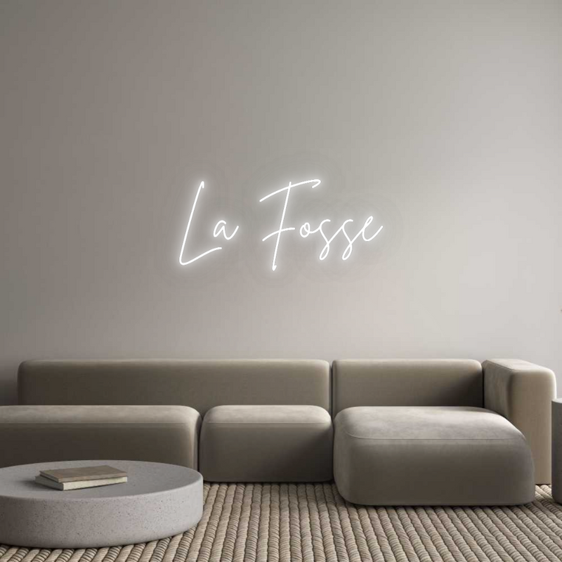 Neon personnalisé new La Fosse