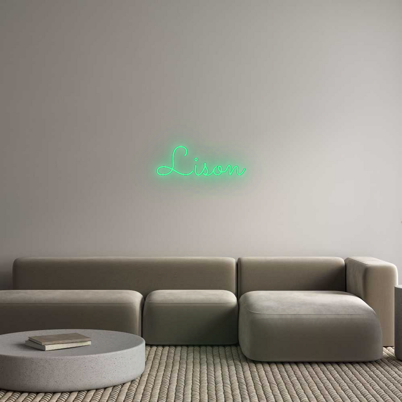 Neon personnalisé new Lison