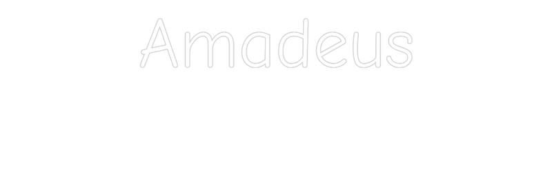 Neon personnalisé new Amadeus