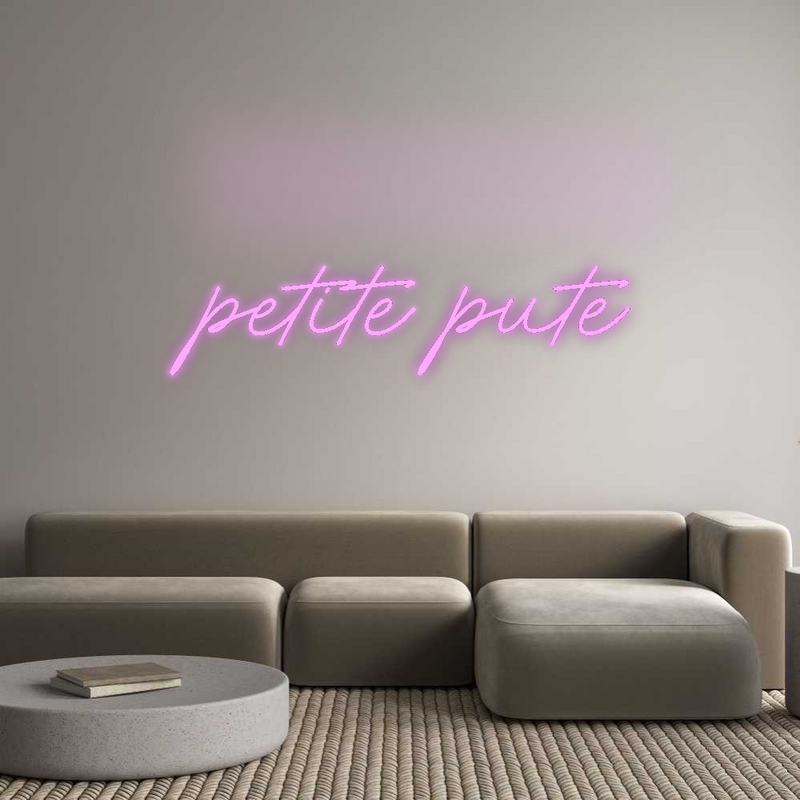 Neon personnalisé new petite pute