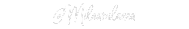 Neon personnalisé new @Milaamilaaaa