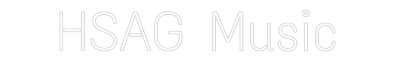 Neon personnalisé new HSAG Music