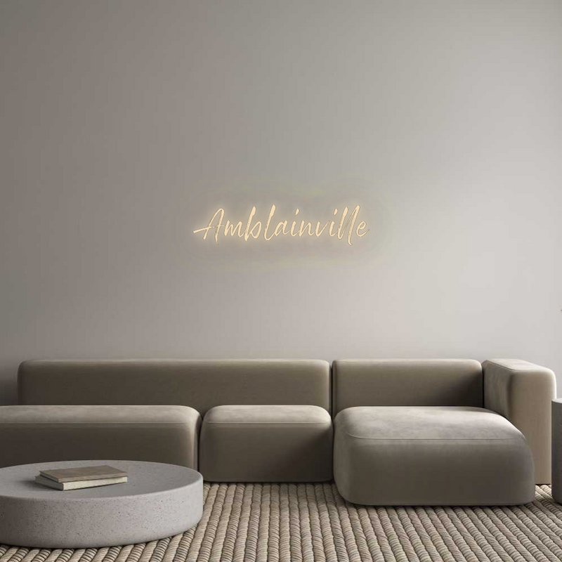 Neon personnalisé new Amblainville