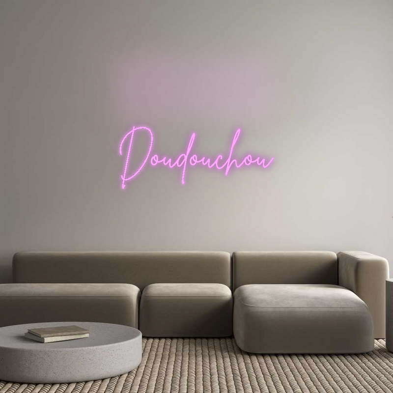 Neon personnalisé new Doudouchou