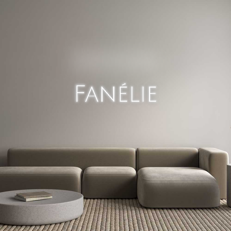 Neon personnalisé new Fanélie
