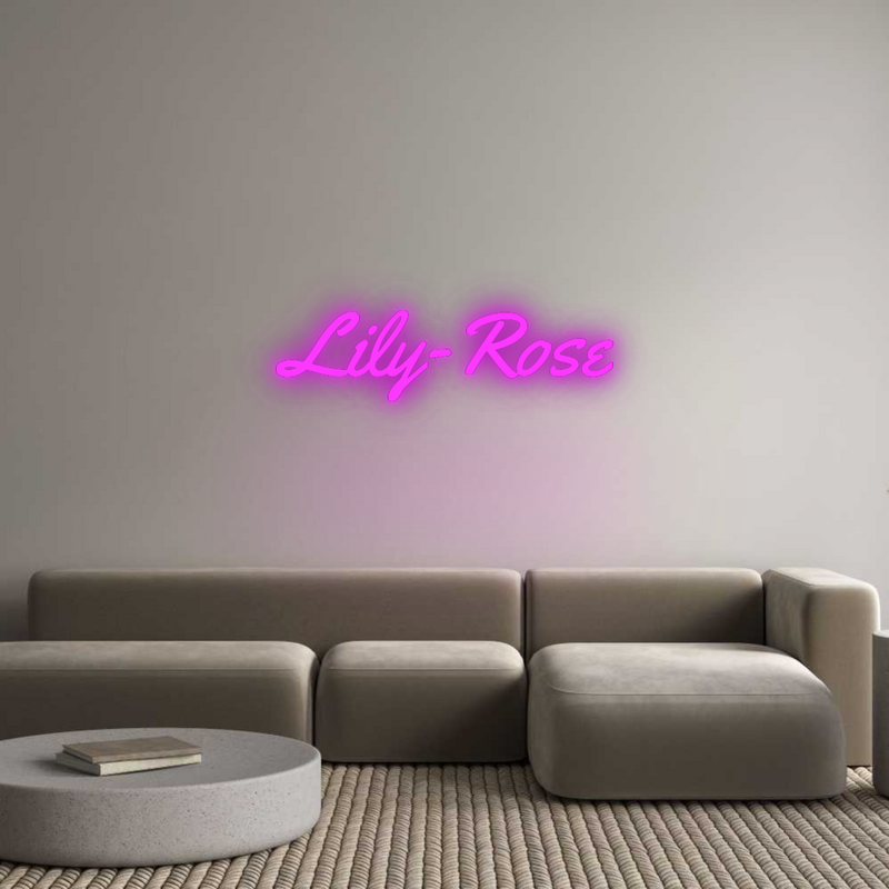 Neon personnalisé new Lily-Rose