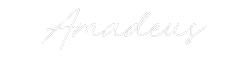 Neon personnalisé new Amadeus