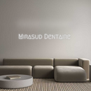 Neon personalized new Mirasud Dental...