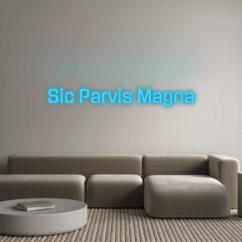 Neon personnalisé new Sic Parvis Ma...