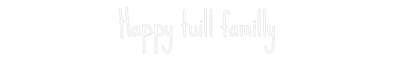 Neon personnalisé new Happy tuill f...