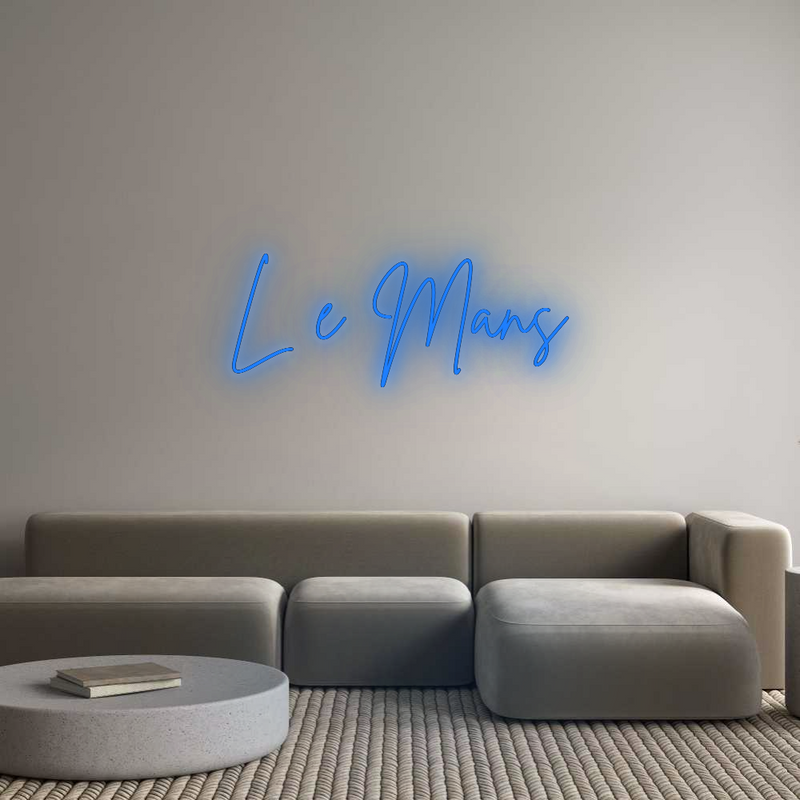 Neon personnalisé new L e Mans