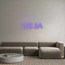 Neon personnalisé new LES 3A