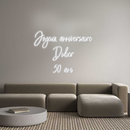 Personalized neon new Happy birthday...