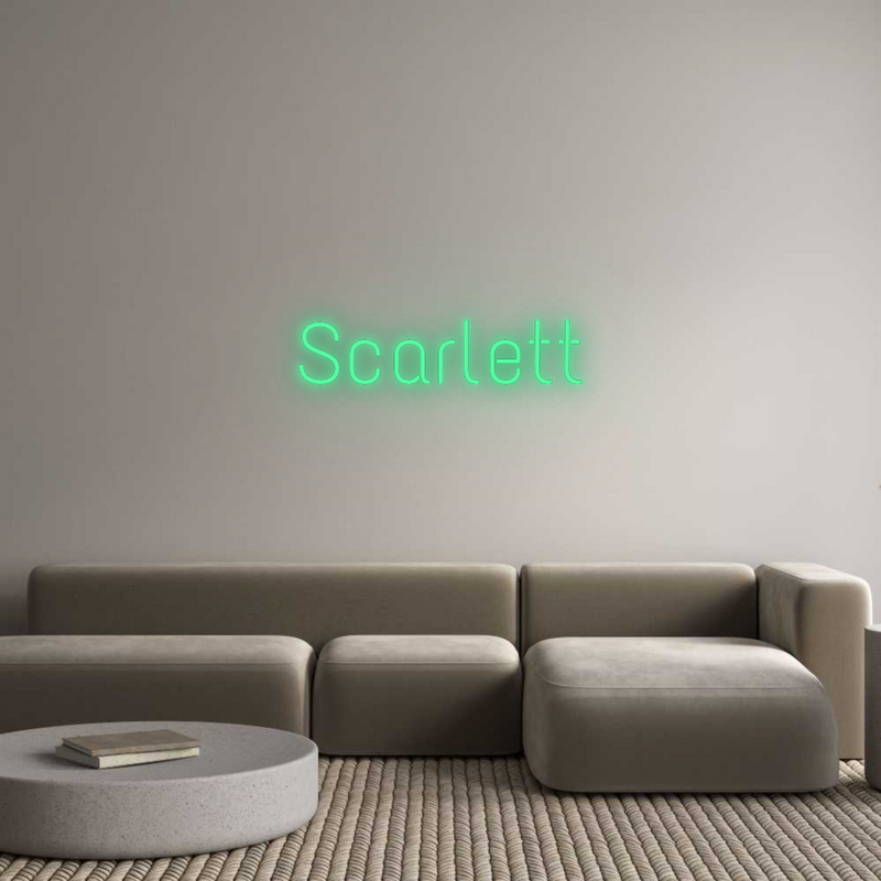 Neon personnalisé new Scarlett