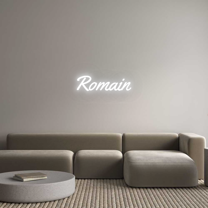 Neon personnalisé new Romain
