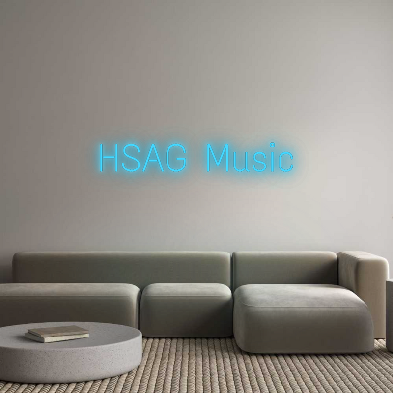 Neon personnalisé new HSAG Music