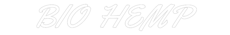 Neon personnalisé new BIO HEMP