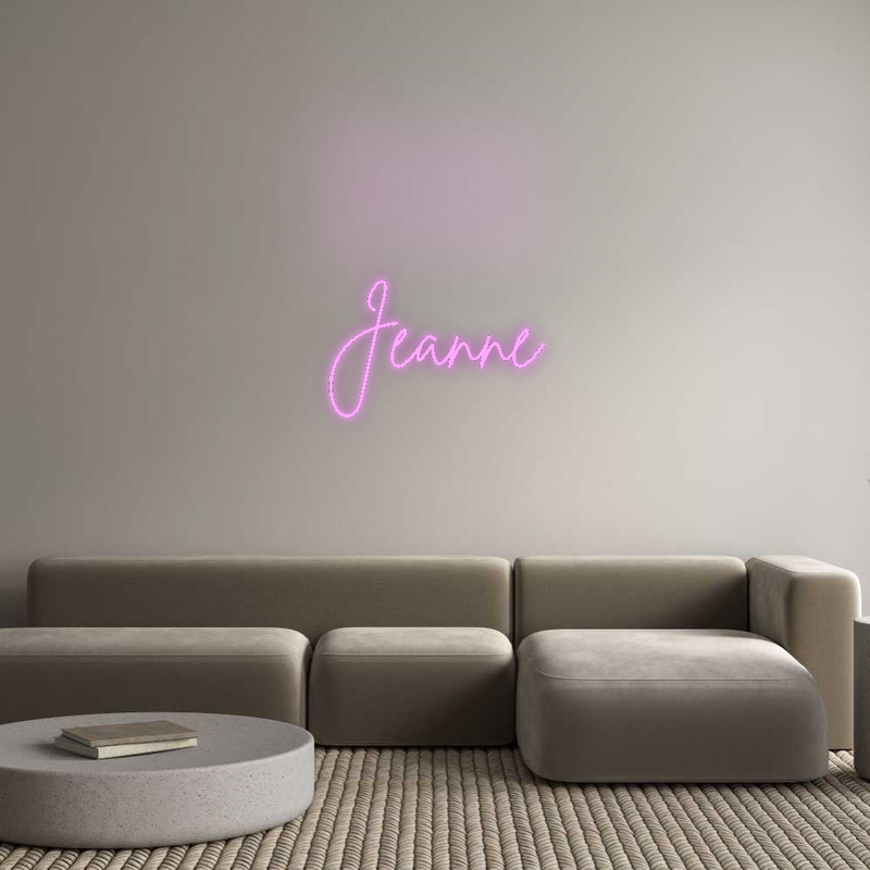 Neon personnalisé new Jeanne
