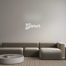 Neon personnalisé new Gamer