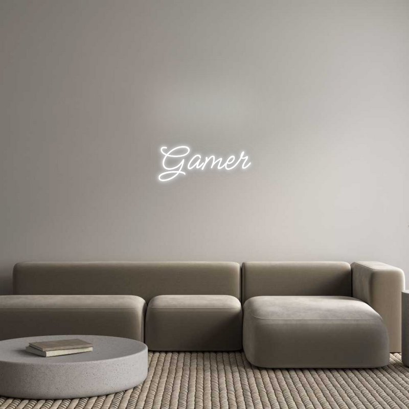 Neon personnalisé new Gamer